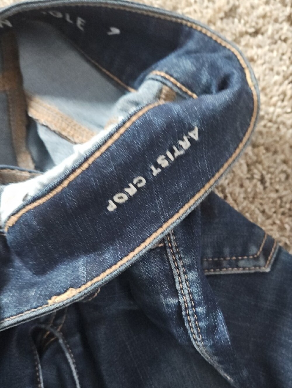 American Eagle Artist Crop Denim - Picture 3 of 8